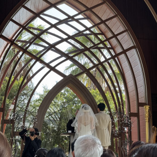 チャペル内の写真で晴天でした！