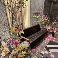 お気に入りの高砂席の装花です
ソファーにしました