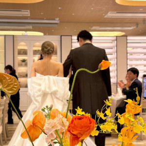 会場内のライトはオレンジ味が強いです。|745603さんのAILE d'ANGE garden（エル・ダンジュ ガーデン）の写真(2422193)