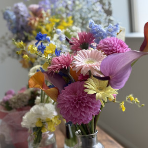 ブーケで使用されたお花です
色味がとても綺麗で可愛いです|745607さんのベイサイド迎賓館（和歌山）/テイクアンドギヴ・ニーズウェディングの写真(2422382)