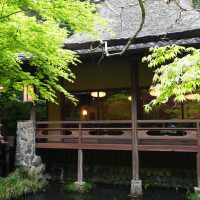 披露宴会場の外川