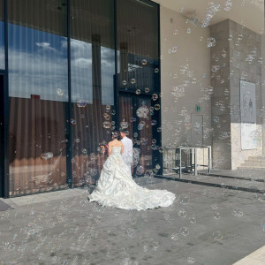 披露宴に入る手前の写真|745704さんのL,ARRIVO エル・アリーヴォの写真(2554298)