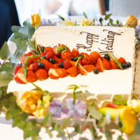 至福のウェディングケーキ