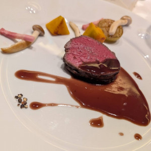 国産牛フィレ肉のロースト 森の茸と季節野菜|745707さんの高台寺ひらまつ（ひらまつウエディング）の写真(2422898)