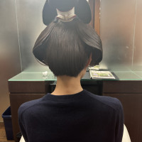 カツラの試着