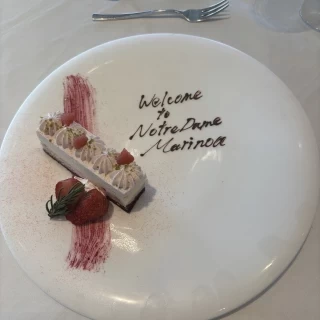 試食のデザート。