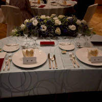 新郎新婦のテーブルコーディネート