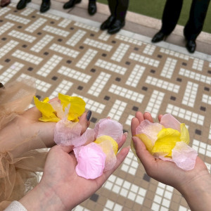 フラワーシャワー|745789さんのアールベルアンジェ名古屋の写真(2423032)
