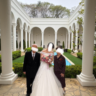 ガーデンでの写真撮影