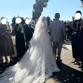 フラワーシャワー！天気も良くて幸せでした！