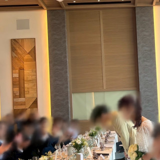 披露宴中の写真