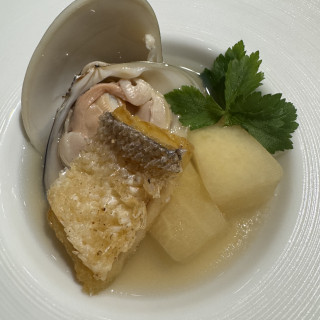 蛤のスープ煮