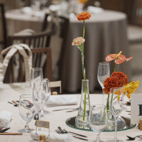 装花とミラーにしました