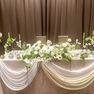 メインテーブル