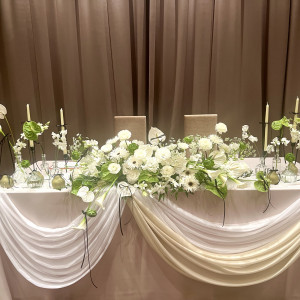 メインテーブル|745875さんのブリーズレイ・プライベートテラスの写真(2604942)