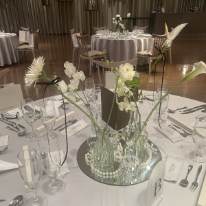 テーブル装花|745875さんのブリーズレイ・プライベートテラスの写真(2604941)