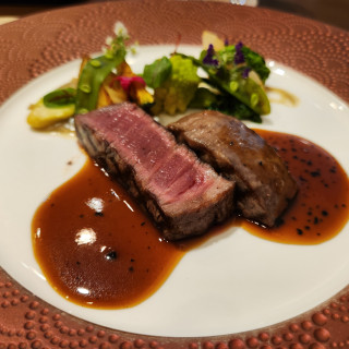 試食のお肉
