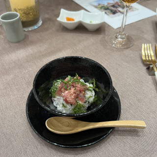 試食のお茶漬け