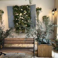 披露宴会場のガーデン