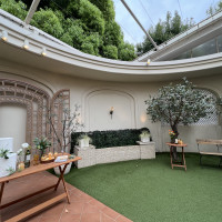 披露宴会場のガーデン