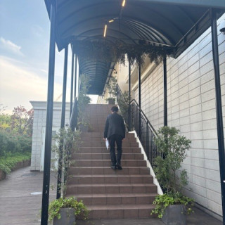 控室の階段