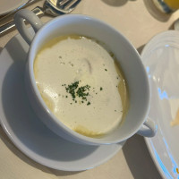 サツマイモのクリームポタージュカプチーノスタイル