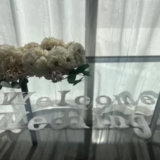 会場から素敵な演出をして頂きました
