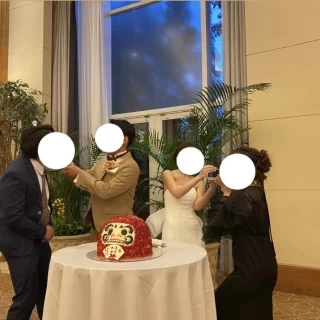 サンクスバイトでの披露宴会場の雰囲気です
