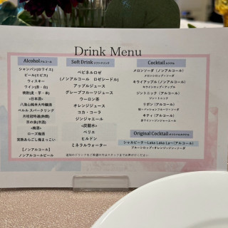 豊富なドリンク
