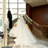 ロビーの大階段