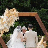 新郎新婦がいる際の写真