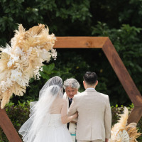 新郎新婦がいる際の写真