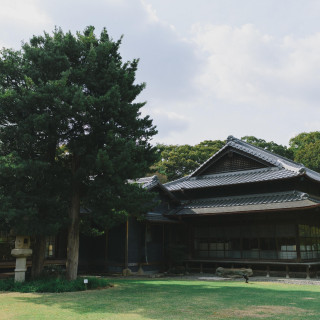 和の庭園　披露宴会場から見えます