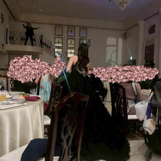 新郎新婦の入場を別々にしました