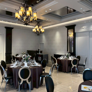 挙式当日の披露宴会場です。