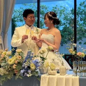 みんなで乾杯!|746387さんのアーセンティア迎賓館(静岡)/テイクアンドギヴ・ニーズウェディングの写真(2554415)