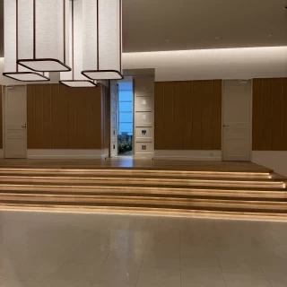 チャペル入場前の空間