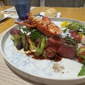 肉料理、エビの料理|746392さんのBLEU LEMAN 名古屋（ブルーレマン ナゴヤ）●BRASSグループの写真(2447998)