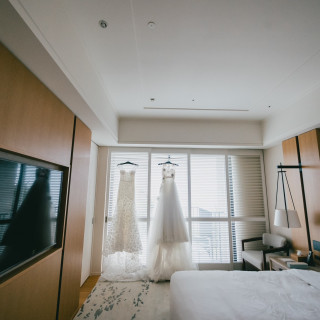 お部屋からお支度が始まります