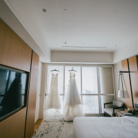お部屋からお支度が始まります