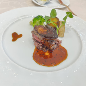 試食で頂いたメイン料理。|746476さんのアルカンシエル横浜 luxemariage（アルカンシエルグループ）の写真(2427301)