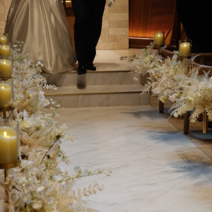 温かみのあるチャペル|746491さんの山手迎賓館/テイクアンドギヴ・ニーズウェディングの写真(2561601)