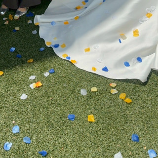 持ち込みのフラワーをした後の写真