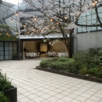 披露宴会場のガーデン