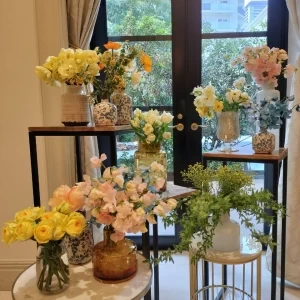 フラワービュッフェ|746502さんのAQUA GARDEN TERRACE（アクアガーデンテラス）/テイクアンドギヴ・ニーズウェディングの写真(2427500)