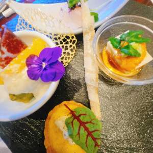 21,000円コースの豪華な前菜|746541さんのプレジール迎賓館の写真(2557255)