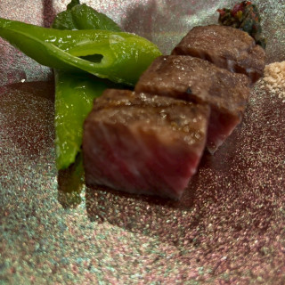 春メニューの料理 和牛ロース