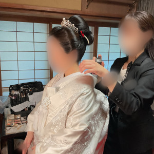 新郎新婦控え室|746701さんの名古屋 河文の写真(2429716)