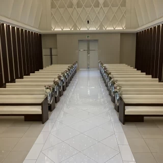 挙式会場の席