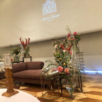 新郎新婦席の装花